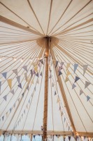 Traditional King Pole with Festoon Lighting