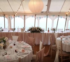 Traditional Marquee with Lime Washed Chivari Chairs