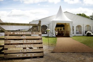 Clearspan Marquee with Pagoda Entrance