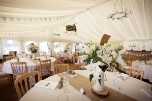 Lined Clearspan Marquee