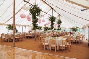 Traditional Marquee with Paper lanterns