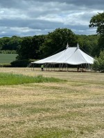 Install of a Traditional Marquee
